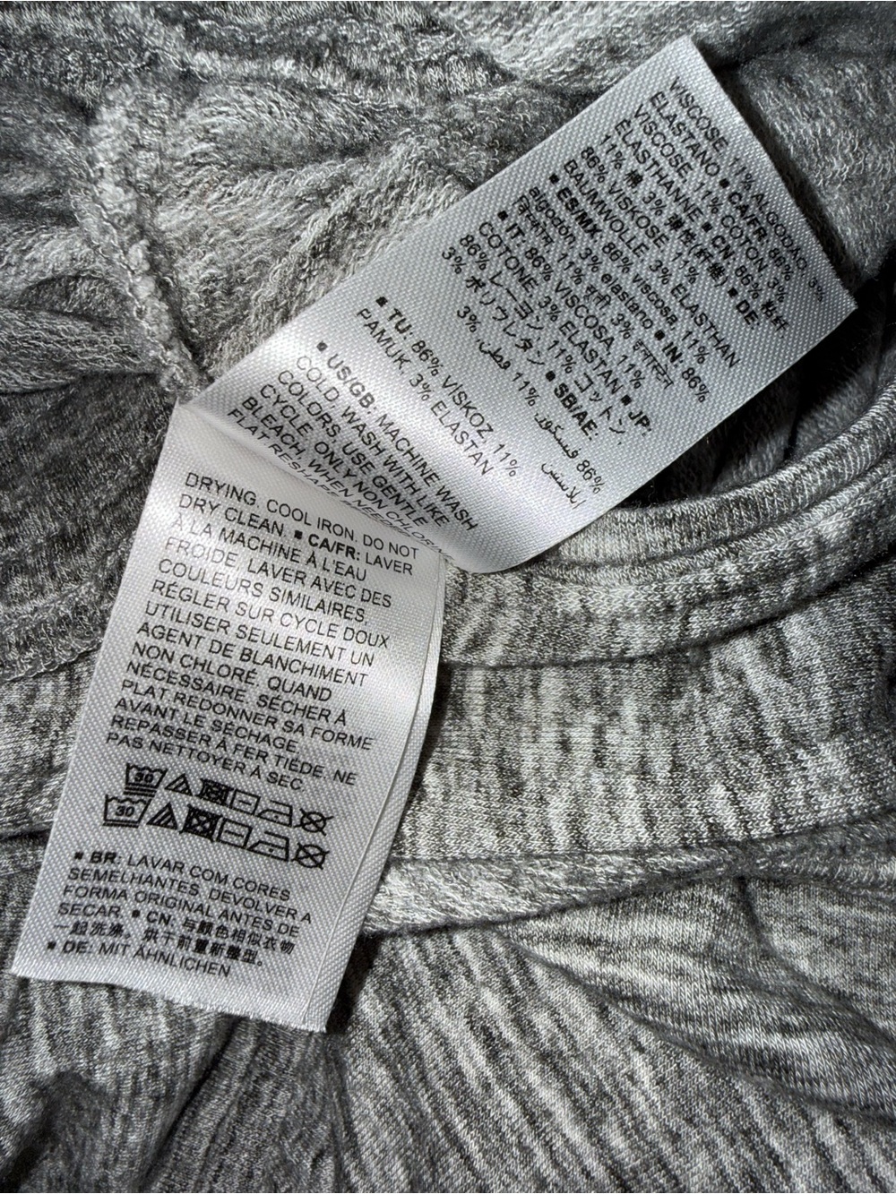 Daily Ritual Grey Cropped Jumpsuit medium - Picture 8 of 8